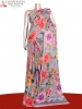 Designer Floral Pure Satin Crepe Silk Saree
